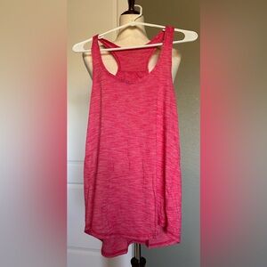 lululemon athletica Heathered Pink Tank Top